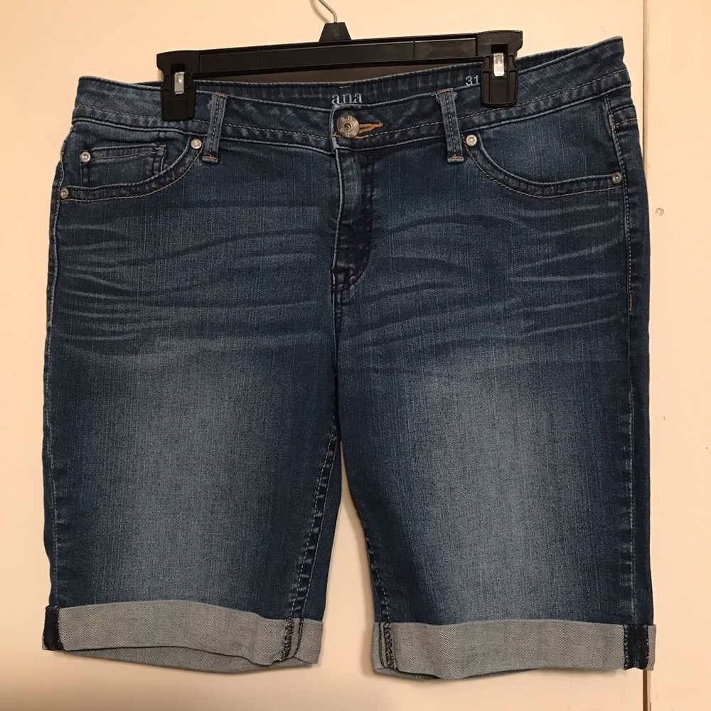 Denim shorts